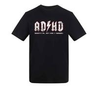 ADHD Highway to Hey Look a Squirrel - Funny Rock Parody Design Unisex T-Shirt Black