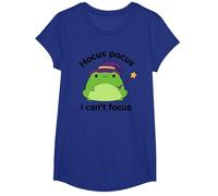 ADHD Humor Hyperactivity Disorder Hocus Pocus I Cant Focus T-Shirt, Girls, Royal Blue, Medium