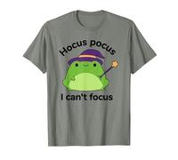 ADHD Humor Hyperactivity Disorder Hocus Pocus I Cant Focus T-Shirt, Men, Olive Heather, X-Large
