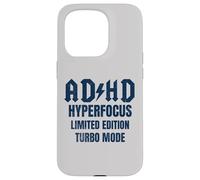 ADHD Hyperfocus Limited Edition Turbo Mode Distressed Case for iPhone 15 Pro