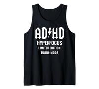 ADHD Hyperfocus Limited Edition Turbo Mode Gym Motivational Tank Top