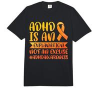 ADHD is an Explanation not an Excuse Comfort Colors Adult Heavyweight T-Shirt