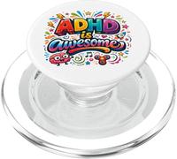 ADHD Is Awesome Colorful Neurodiversity for Boys Girls Kids PopSockets PopGrip for MagSafe