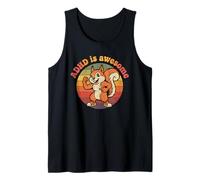 ADHD is Awesome Cute Retro Squirrel for Men Women Kids Tank Top