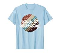 ADHD is Awesome Mens Womens & Kids T-Shirt, Men, Baby Blue, 3X-Large