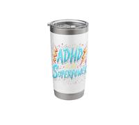 ADHD is My Power Empowerment Positivity Focus Stainless Steel Insulated Tumbler