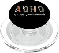 ADHD Is My Superpower Neurodivergent ADHD Awareness Quote PopSockets PopGrip for MagSafe