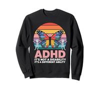 ADHD It's Not A Disability It's A Different Ability Rainbow Sweatshirt