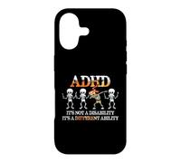 ADHD It's Not Disability It's A Different Ability Skeleton Case for iPhone 17