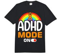 ADHD Mode On Attention Deficit Hyperactivity ADHD Awareness Comfort Colors Adult Heavyweight T-Shirt