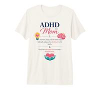 ADHD Mom Definition Creative Beautiful Mind Mothers Day Premium T-Shirt