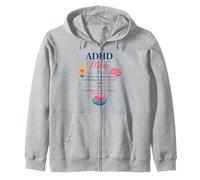 ADHD Mom Definition Creative Beautiful Mind mothers day Zip Hoodie
