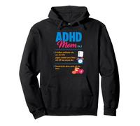 ADHD Mom Funny Neurodiversity Humor quote mothers day Pullover Hoodie