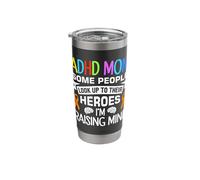 ADHD Mom Heroes Raising ADHD Awareness Stainless Steel Insulated Tumbler