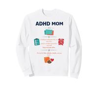 ADHD Motherhood Awareness Multitasking Queen List mother day Sweatshirt
