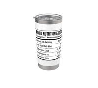 ADHD Nutrition Facts Funny Stainless Steel Insulated Tumbler