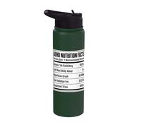 ADHD Nutrition Facts Funny Stainless Steel Insulated Water Bottle