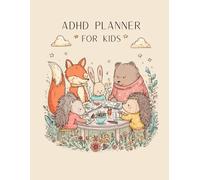 ADHD Planner for Kids (200 Pages, Black & White Interior): Help Your Child Stay Focused and Motivated