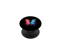 ADHD Rainbow Butterfly Splash Adult Watercolor Art PopSockets Adhesive PopGrip