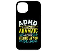 ADHD Reading Aramaic Glitch Text Neurodiversity Graphic Case for iPhone 13