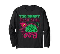 ADHD Superpower Neurodivergent Pride Hyperfocus Life Long Sleeve T-Shirt