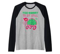 ADHD Superpower Neurodivergent Pride Hyperfocus Life Raglan Baseball Tee