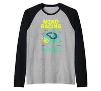 ADHD Superpower Neurodivergent Pride Hyperfocus Life Raglan Baseball Tee