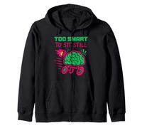 ADHD Superpower Neurodivergent Pride Hyperfocus Life Zip Hoodie
