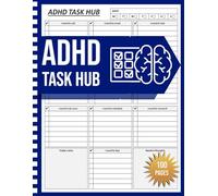ADHD Task Hub: A Daily Executive Function Planner for Focus, Productivity & Organization | Calls, Emails, Tasks, Appointments, Follow-Ups & Brain Dumps