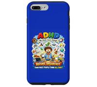 ADHD We Think More Things Before Breakfast Funny Pun Case for iPhone 7 Plus/8 Plus