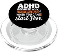 ADHD Why Finish One Task When You Can Start Five PopSockets PopGrip for MagSafe