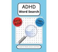 ADHD Word Search: 100+ Puzzles with Easy to Read Print about Healthy Habits, Structure, Focus, and More | 6 x 9 Inches, 220 Pages | Gifts for Vacations, Holidays, and Downtime