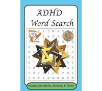 ADHD Word Search Puzzle Book: Word Searches with Easy to Read Print about ADHD, mental health, fun focus and More | 6x9 inches, 110 pages | 50+ Puzzles... Gift for Vacations, Holidays and Free Times