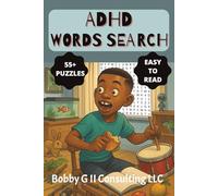 ADHD WORD SEARCH PUZZLE BOOK: Word searches with easy to read print about ADHD Word search for kids for adults with ADHD Focus activities for ADHD Brain games for ADHD| 6x9 in. | 110 pages