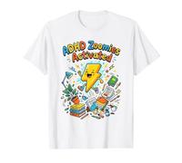 ADHD Zoomies Activated Neurodivergent Energy Value Graphic T-Shirt
