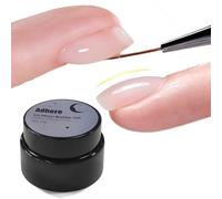 ADHERE 25g Ice-Moon Crystal Builder Gel - Multi-Use: Rhinestone Glue & Professional Nail Extension Gel, for Nails Thickening, Sculpting, Extending, LED/UV Nail Lamp Cure Needed