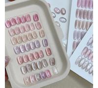 ADHERE Cat Eye Gel Nail Polish Set, 7 Holographic Glitter Colors with Magnet Stick and Brush, Soak Off LED Gel Polish Kit, Nail Art Manicure Salon DIY Gifts