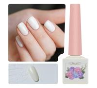 ADHERE Classic Black & White Collection - 12ml UV LED Gel Nail Polish, 1pc Soak Off Gel Polish for Women Nail Art Manicure Salon DIY Design at Home (Pale Beige)