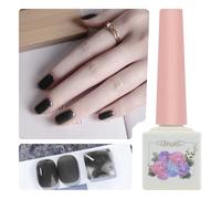 ADHERE Classic Black & White Collection - 12ml UV LED Gel Nail Polish, 1pc Soak Off Gel Polish for Women Nail Art Manicure Salon DIY Design at Home (Sheer Black)