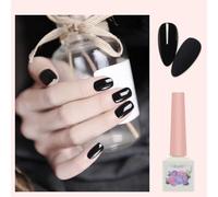 ADHERE Classic Black & White Collection - 12ml UV LED Gel Nail Polish, 1pc Soak Off Gel Polish for Women Nail Art Manicure Salon DIY Design at Home (True Black)