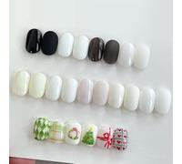 ADHERE Classic Black & White Collection - 12ml UV LED Gel Nail Polish, 1pc Soak Off Gel Polish for Women Nail Art Manicure Salon DIY Design at Home (Creamy Beige)
