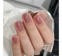 ADHERE Starry Diamond Series - 12ml Pink Crushed Diamond Gel, Dazzling Nail Varnish, 1pc Sparkly Shiny Reflective Glitter Gel Polish, for DIY and Nail Art Salon (Z24)
