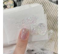 ADHERE Summer Symphony Series - Sequins Gel Nail Polish 1pc Sparkle Shimmery Gel Polish for Nail Art Manicure Salon DIY at Home 5g (Little Jellyfish)