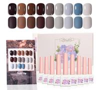 ADHERE The Baker's Collection - 12ml Brown UV LED Gel Nail Polish, 1pc Soak Off Gel Polish for Women Nail Art Manicure Salon DIY Design at Home (Milk Chocolate)