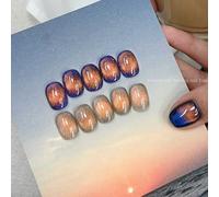 ADHERE Trend Vane Series - 12ml Cat Eye Gel Nail Polish 1pc Holographic Magnetic Gel Polish, Soak off, for Manicure Salon DIY at Home (Sunset Embers)
