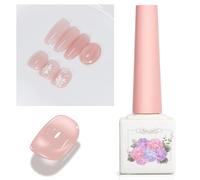 ADHERE Veiled Series - 12ml UV LED Gel Nail Polish, 1pc Soak Off Gel Polish for Women Nail Art Manicure Salon DIY Design at Home (Muted Soul)