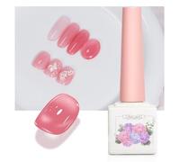 ADHERE Veiled Series - 12ml UV LED Gel Nail Polish, 1pc Soak Off Gel Polish for Women Nail Art Manicure Salon DIY Design at Home (Serene Bliss)