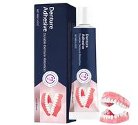 AdhereDent Thermoplastic Denture Adhesive, Improves Fit Long Holding Reliner, A Soft Pliable Convenient Dental Glue for Teeth, For Denture Comfort and Stability (1 PCS)