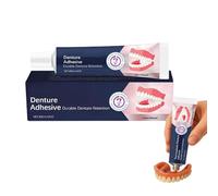 AdhereDent Thermoplastic Denture Adhesive, Long-Lasting Denture Adherence, Denture Adhesive for Denturese Repair, Adhesive Cream, Extra Super Strong for the Third