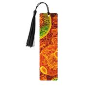 Adherent Eukaryotic Cells Seen Through A Microscop Print Exquisite Wooden Bookmarks with Tassels Wooden Craft Bookmark Ornaments with Holes and Ropes for